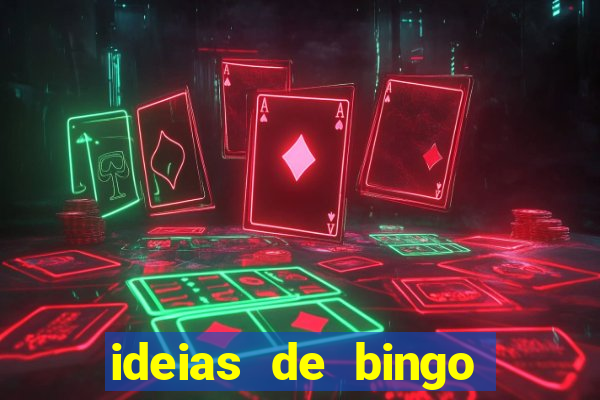 ideias de bingo para o natal